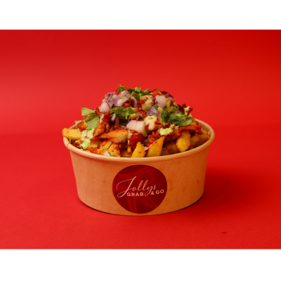chicken tikka fries